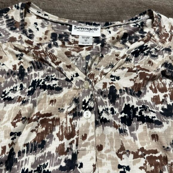 Serengeti Quarter Sleeve Shirt Size Medium - Picture 2 of 7